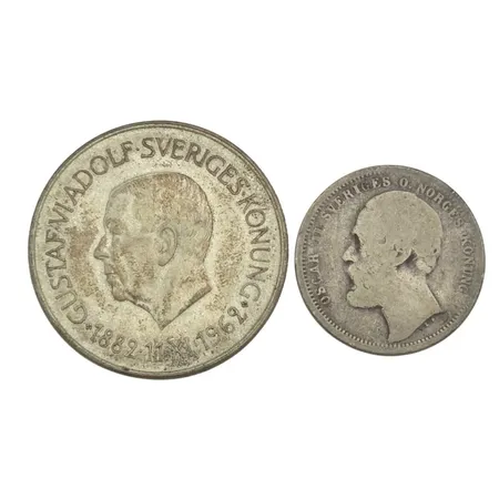Silvermynt 40-80% Vikt: 24,9 g