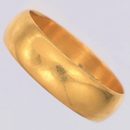Ring slät stl:19, gravyr, 23K Vikt: 6,1 g