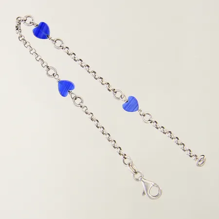 Collier X-länk längd 45cm bredd 4,5-8,3mm 18K  Vikt: 13,8 g