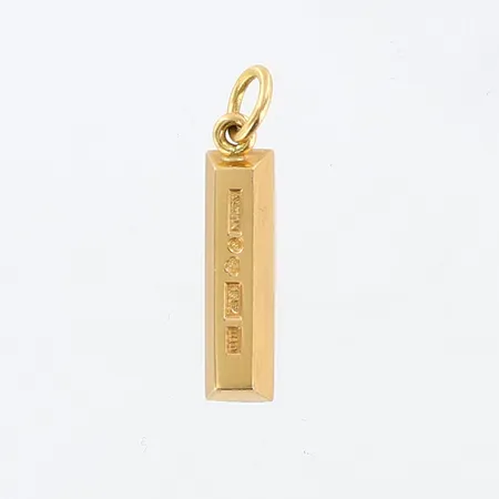 Hänge guldtacka 26x6mm, ALTON, repor, 18K Vikt: 7,5 g