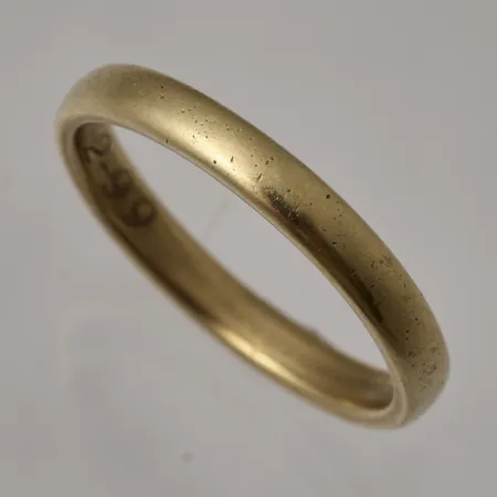 Ring, defekt, graverad, 14K, 3,13g.