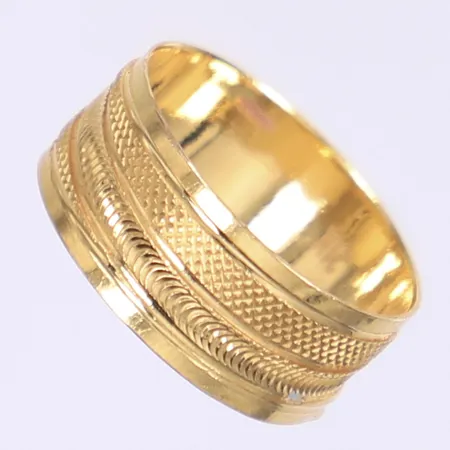 Ring bucklig/defekt 21K Vikt: 2,8 g