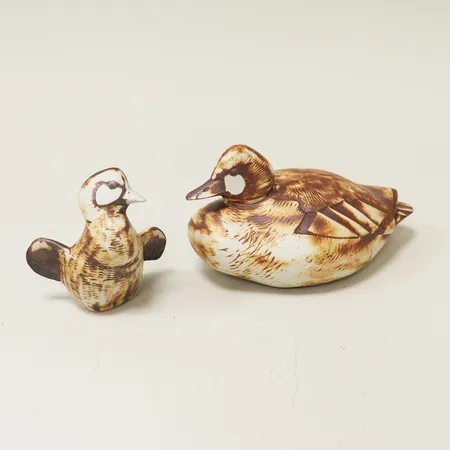 Figurin Lisa Larson säl 15x5cm etikettmärkt, Gustavsberg.