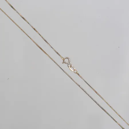 Kedja Venezia längd 42cm, bredd 1mm, vitguld, GHA, 18K Vikt: 2,1 g