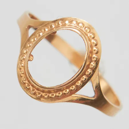 Ring defekt 18K Vikt: 1,0g Vikt: 1 g