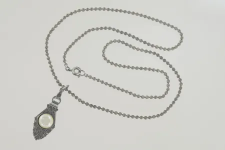 Ett par manschettknappar bredd 17 mm, silver 925/1000  Vikt: 10,2 g