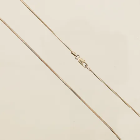 Kedja Ormlänk halvstel längd 44cm, bredd 1,2mm silver 925/1000 Vikt: 5,1 g