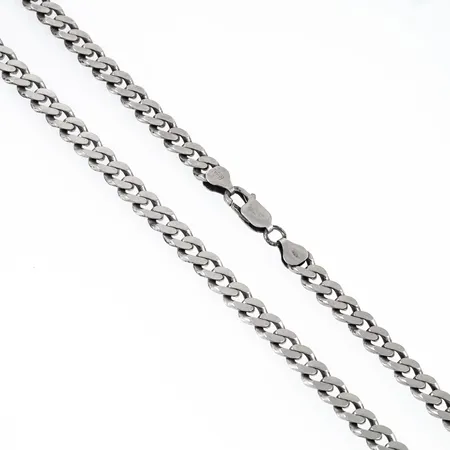 Kedja Pansar längd 56cm bredd 7,2mm, Guldfynd, silver 925/1000 50,2g.