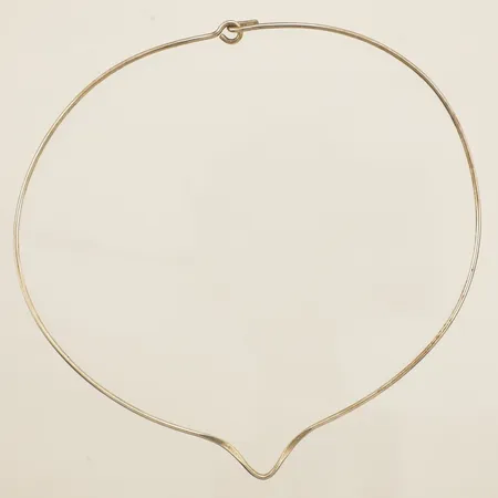 Collier stelt Ø12,5cm bredd 1,5mm silver 830/1000 Vikt: 7,4 g