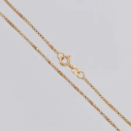 Kedja Venezia längd 45,5cm, bredd 1,2mm, GHA, 18K Vikt: 4,8 g