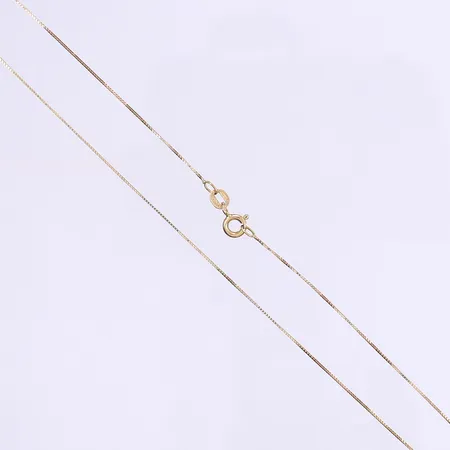 Halskedja GHA Venezia längd 35cm bredd 1mm 18K Vikt: 1 g