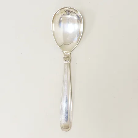 Slev 24,7cm, Svensson Gunnar, Kalmar, år 1946, silver 830/1000 Vikt: 102,5 g