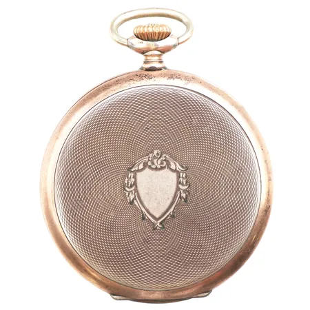 Fickur Omega, Ø50mm, manuell, boettnr:2562, verknr: 12112029, innerboett i silver, 800/1000 silver, repigt glas, kedja i oädel metall, inga tillbehör.