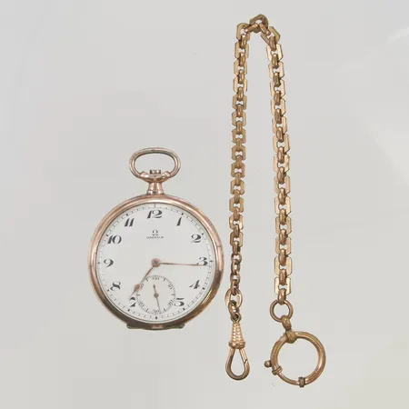 Fickur Omega 48mm innerboett i silver, boettnr:7228456, verknr:6387550, krona saknas 800/1000 Silver.
