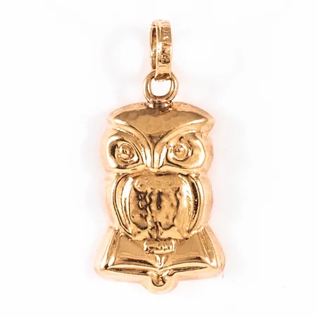 Hänge bredd 6,5mmlängd inkl ögla 16mm, 18K 0,7g.