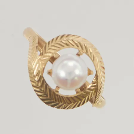 Ring stl:18¾ bredd 14mm 18K 2,2g.