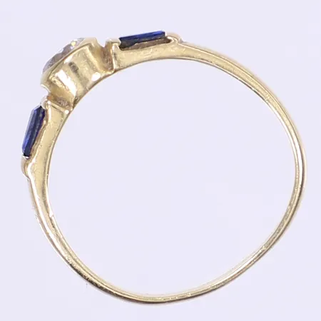 Ring ojämn/defekt 14K Vikt: 2,2 g