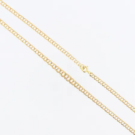 Collier Bismarck doserad längd: 41,5cm, bredd: 3-4,5mm, 18K Vikt: 4,9 g