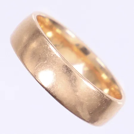 Ring genombruten dekor stl:18 bredd 2-29mm 18K Vikt: 2,7 g