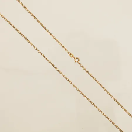 Kedja Singapore längd 53cm bredd 2,3mm GHA 18K Vikt: 4,7 g