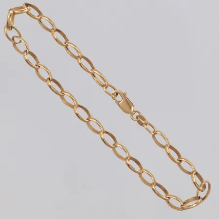 Armband längd 19,5cm, bredd 4,5mm, GHA, 18K Vikt: 2,6 g