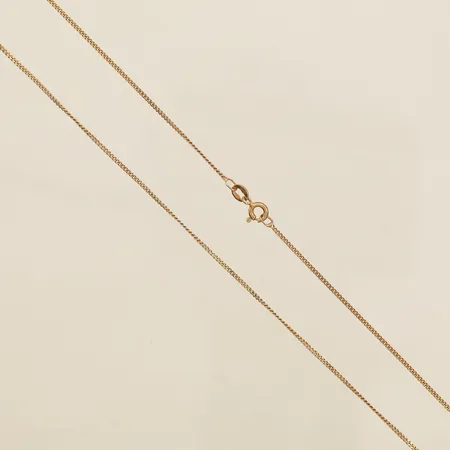 Kedja Pansar längd ca 42,5cm, bredd 1,1mm förgyllt silver 925/1000 Vikt: 1,6 g