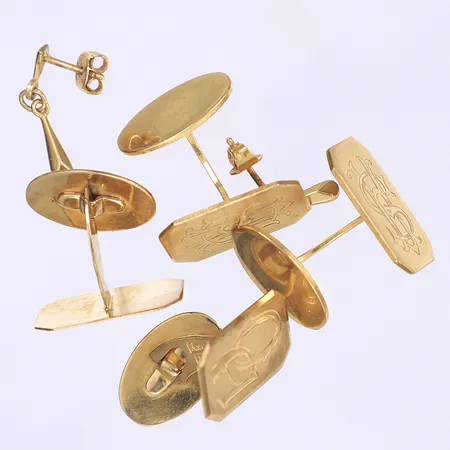 Diverse defekt guld 18K Vikt: 22 g