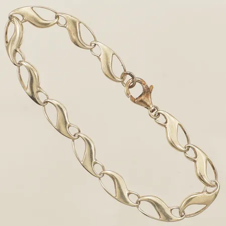 Armband längd 18,5cm, bredd 6,8mm silver 925/1000 Vikt: 8,7 g