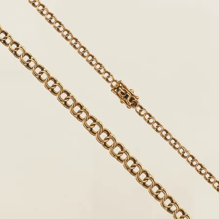 Collier Bismark doserad längd 45,5cm bredd 6,0mm 18K Vikt: 13,2 g