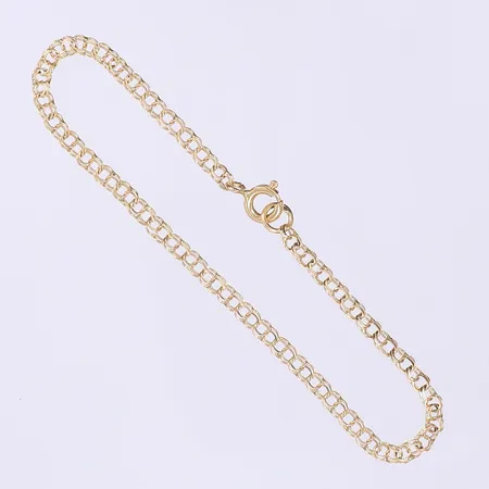 Armband Bismarck längd 18cm, bredd 3mm, 18K Vikt: 2 g