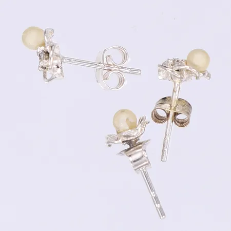 Örhängen skeva stift/defekt silver 925/1000  Vikt: 1,4 g