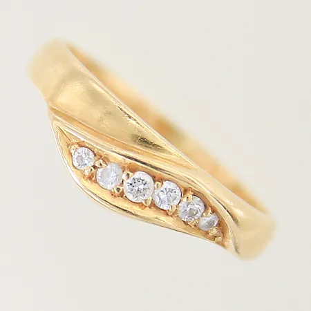 Hänge med odlad pärla 15x6mm, ögla saknas ostämplad 18K  Vikt: 0,9 g