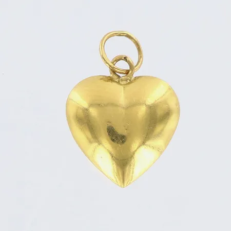 Hänge hjärta 10x10mm 18K Vikt: 0,5 g