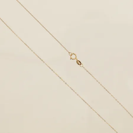 Kedja Ankar längd 40,5cm bredd 0,4mm 18K Vikt: 0,6 g