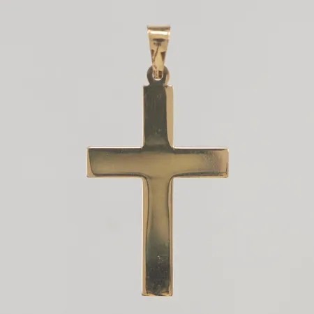 Hänge "kors" 30x17mm 18K 1,3g.