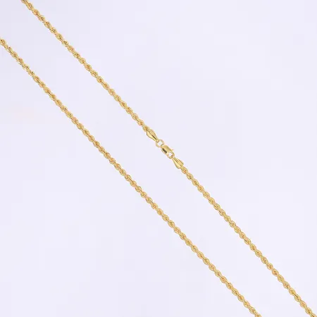 Halskedja cordell 70,5cm bredd 3mm 14K Vikt: 5,3 g
