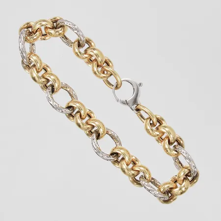 Armband längd ca 20cm bredd ca 4-11mm 14K Vikt: 10,5 g
