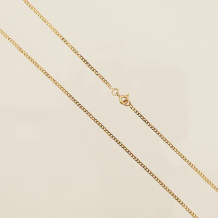 Kedja Pansar längd 44,5cm bredd 1,8mm 18K Vikt: 3 g