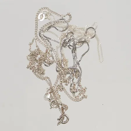 5 Kedjor 925/1000 Silver 7,6g.