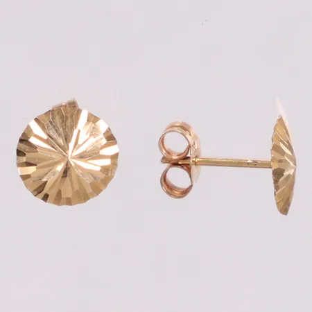 Ett par örhängen hjärta längd 1cm 18K Vikt: 0,6 g