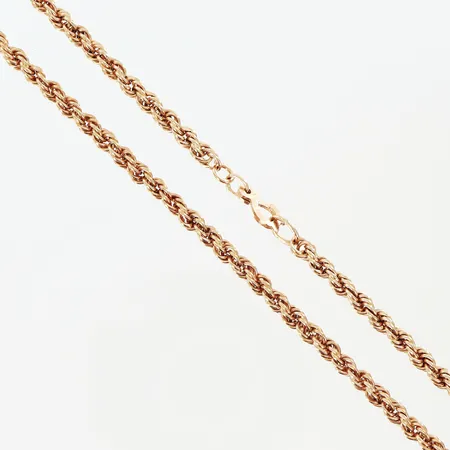 Kedja Cordell längd 50 cm bredd 2,5mm ihålig defekt 18K.  Vikt: 4,5 g