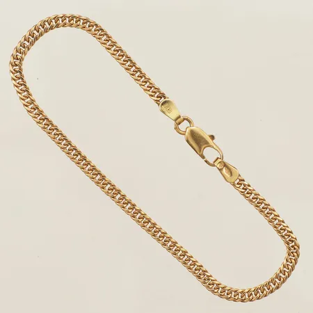Armband Pansar längd 18cm bredd 3,0mm 18K Vikt: 2,8 g