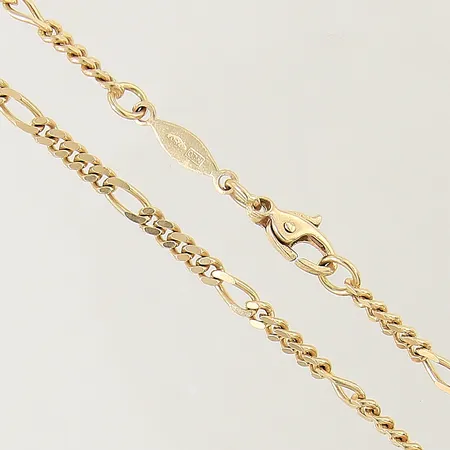 Armband halvstelt längd 18cm bredd 13,9mm silver 925/1000  Vikt: 25,5 g