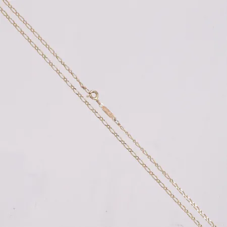 Kedja längd 61 cm bredd 1,9 mm 14K Vikt: 4,5 g