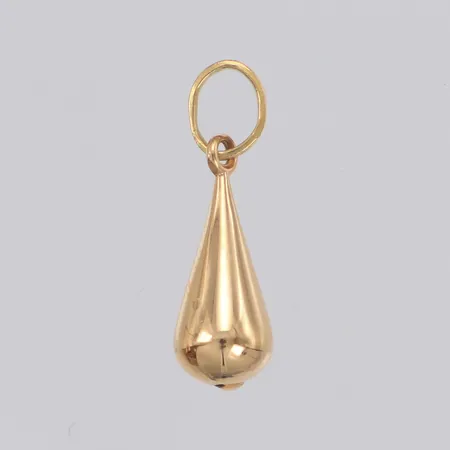 Hänge droppe, längd 20mm, bredd 6,2mm, 18K Vikt: 0,7 g