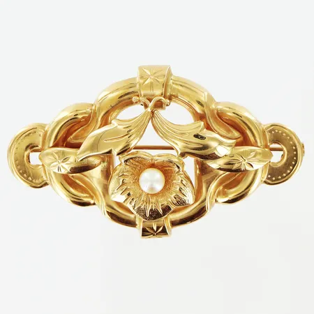 Ring diamanter 12 x ca 0,01ct blommor stl:16 bredd 2-13mm, vitguld, öppen modell 18K.  Vikt: 4,2 g