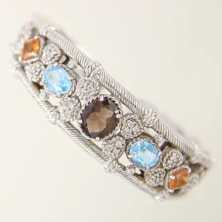 Armband X-länk defekt låsåttor i silver, övriga delar 18K  Vikt: 16,8 g