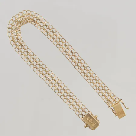 Armband Bismarck 20cm bredd 7mm 18K 18,7g.