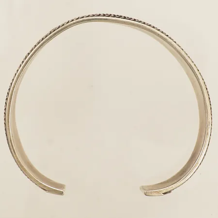 Armband Ø60mm bredd 14mm GFAB något bucklig ojämn 925/1000 silver Vikt: 30,2 g