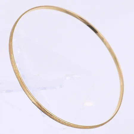 Armring slät Ø65mm bredd 3mm 18K Vikt: 6,1 g